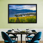 Okanagan Lake Vineyard, Kelowna Wall Art