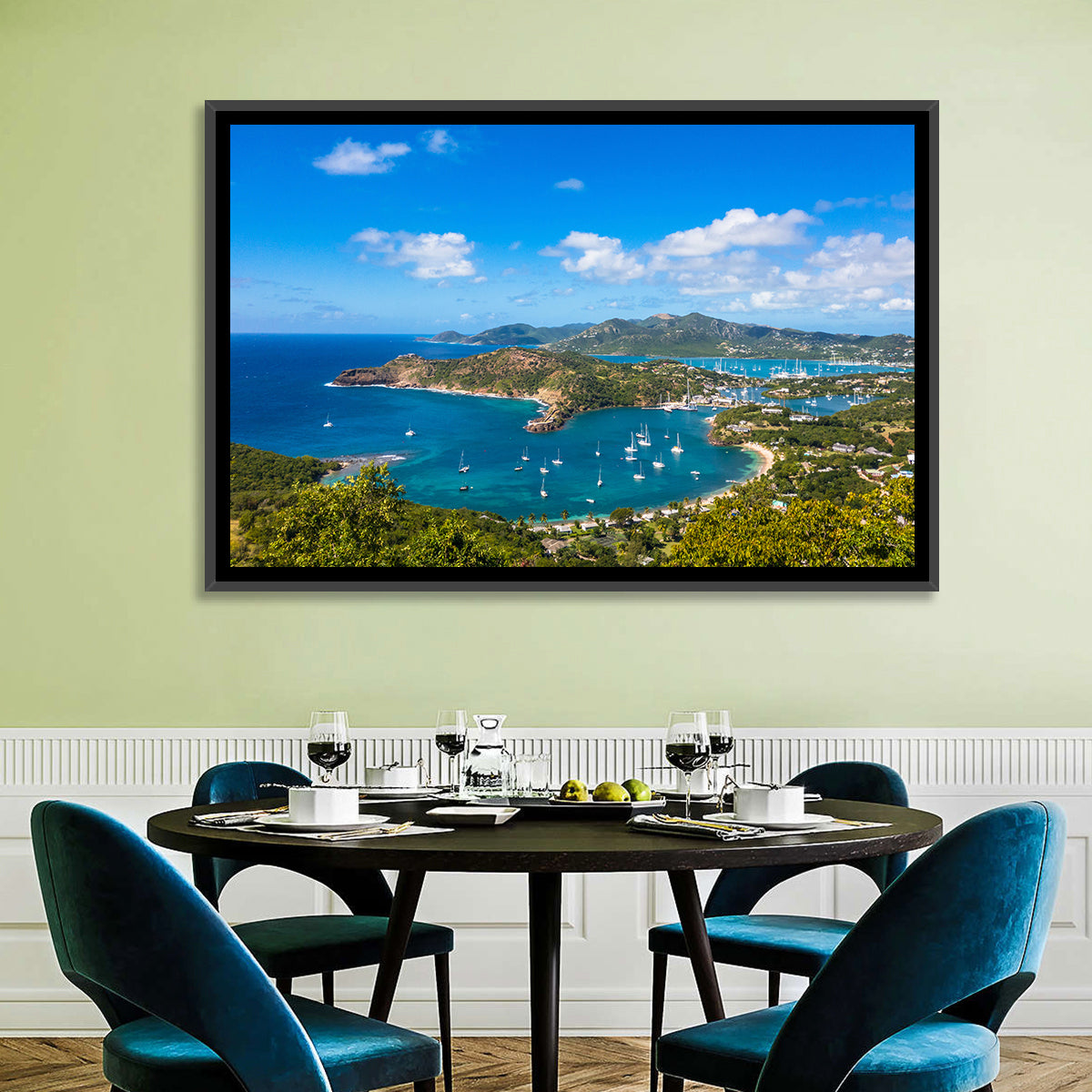 Shirley Heights Harbour View Wall Art