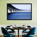 Oresund Bridge Perspective Wall Art