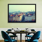 Prague Rooftops with St. Vitus Cathedral Wall Art