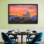 Himeji Castle at Sunrise Wall Art