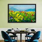 Lake Lucerne Daffodils Wall Art