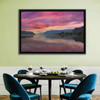 Sunrise Over River Gorge Wall Art