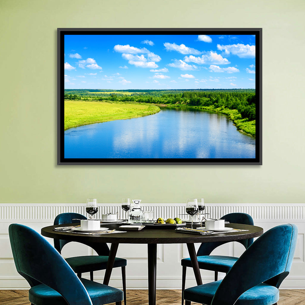 Blue River Meadow Wall Art