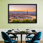 Turin Skyline at Golden Dusk Wall Art