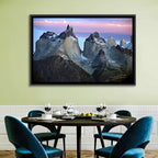 Los Cuernos Peak Valley, Torres Del Paine Wall Art