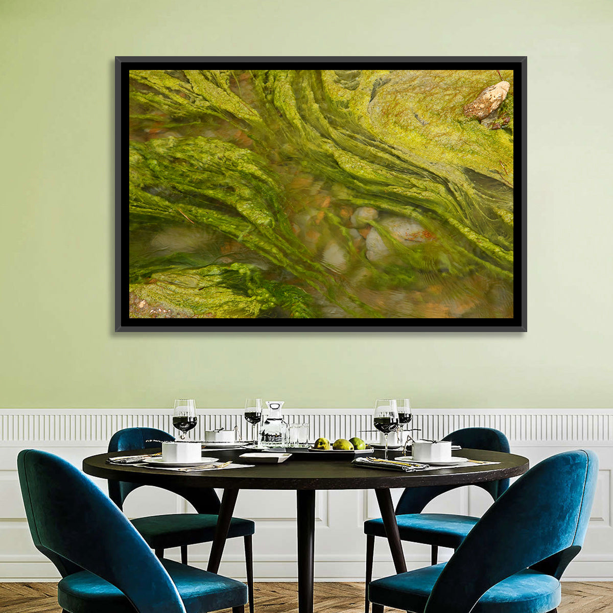 Macro Algae Stream Wall Art