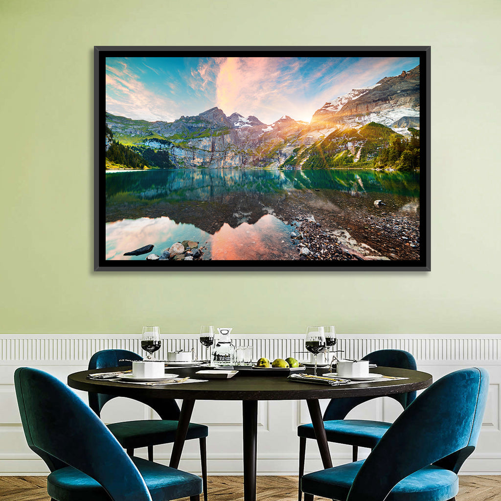 Oeschinensee Reflection Wall Art