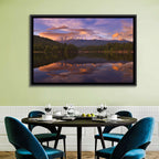 Mt Shasta Over Lake Siskiyou Wall Art