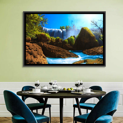 Elephant Waterfall Wall Art