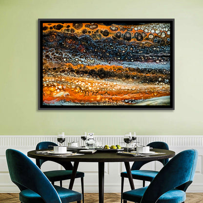 Abstract Stream Painting Wall Art