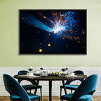 Molten Metal Sparks Wall Art