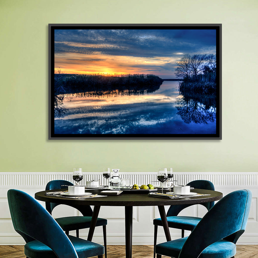 Louisiana Bayou Sunset Wall Art