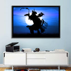 Moonlit Pow Wow Dancer Wall Art