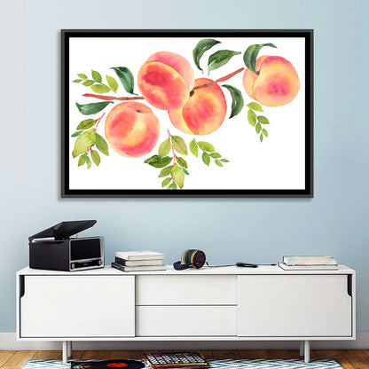 Peaches Branch Wall Art