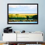 Louisiana Bayou Marsh at Golden Hour Wall Art