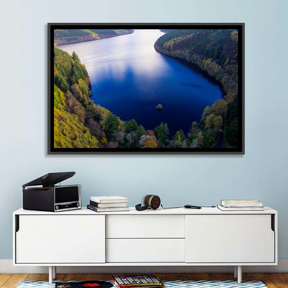 Lake Vyrnwy Aerial  Wall Art