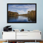 Seneca Lake Autumn Reflection Wall Art