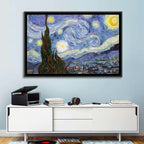 Starry Night Over Saint-rémy Wall Art