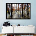 Autumn Flooded Cypress Forest Wall Art