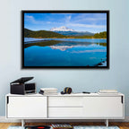 California Mountain Lake Reflection Wall Art