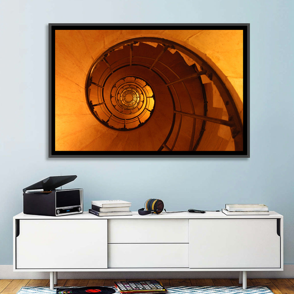 Vortex Spiral Staircase Wall Art