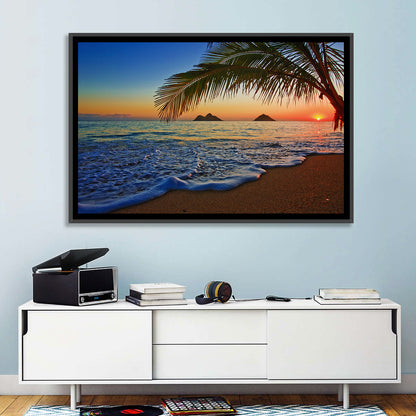 Lanikai Beach Sunset Wall Art