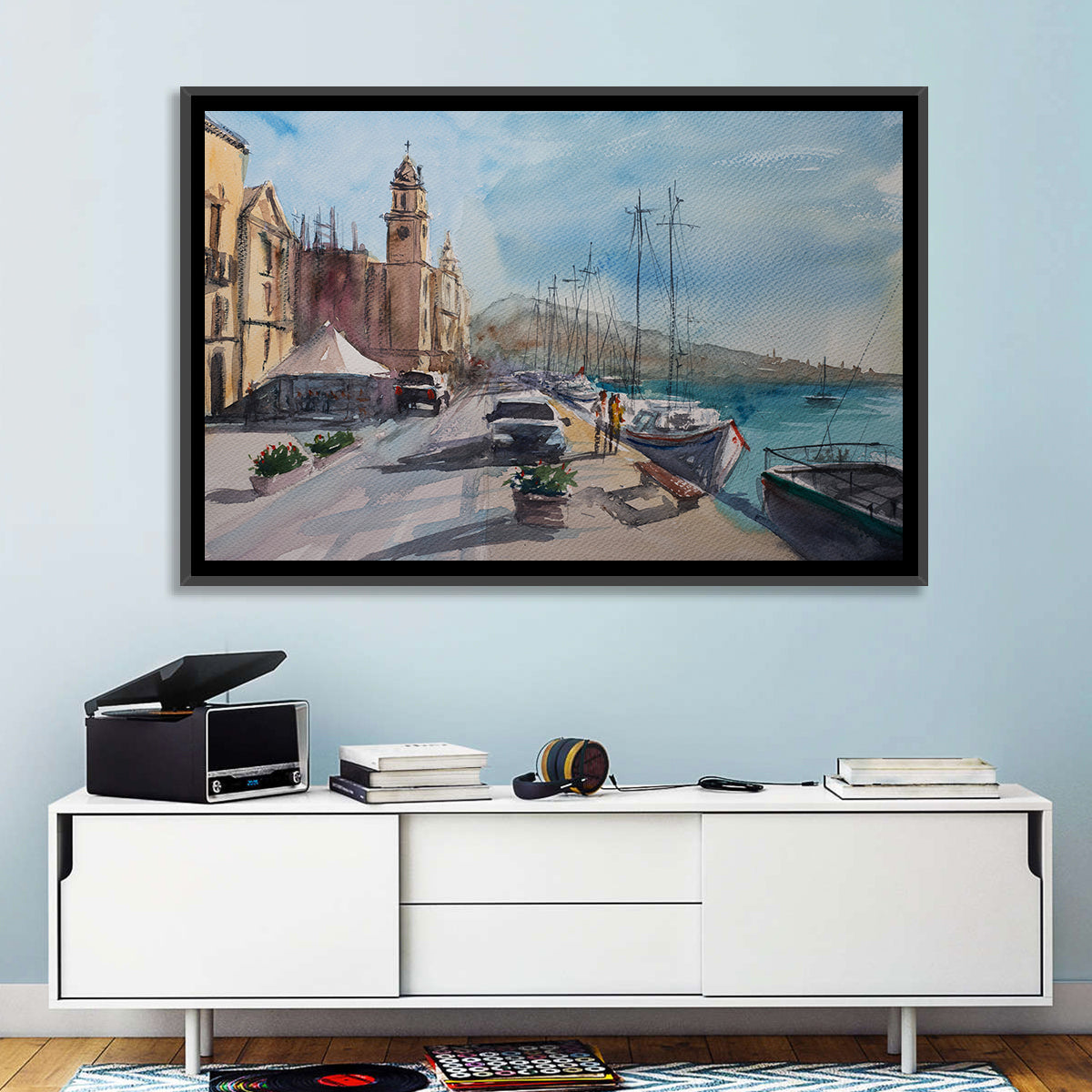 Valette City Sketch Wall Art