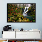 Cheile Nerei Mossy Waterfall Wall Art