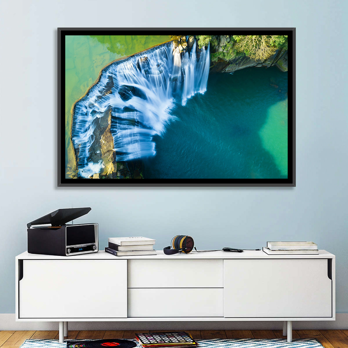 Shifen Waterfall Aerial Wall Art