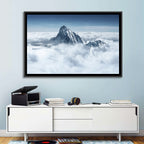 Peaks Above Clouds Wall Art
