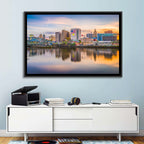 Providence Skyline at Golden Hour Wall Art