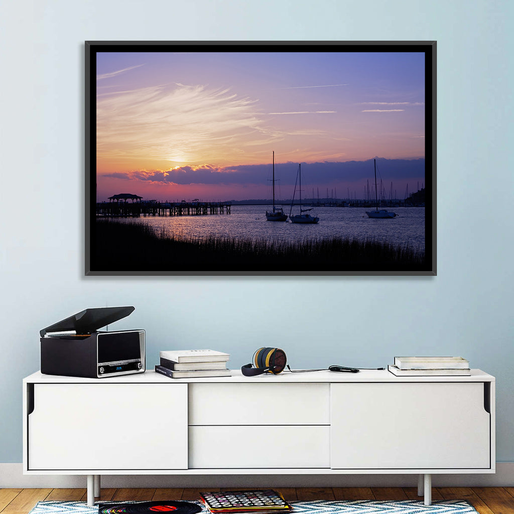 South Carolina Coastal Harbor Wall Art
