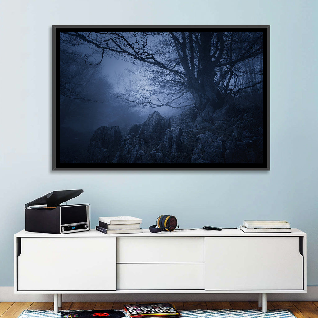 Gnarled Tree at Twilight Wall Art