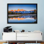 Schwabacher Landing, Grand Teton Sunrise Wall Art