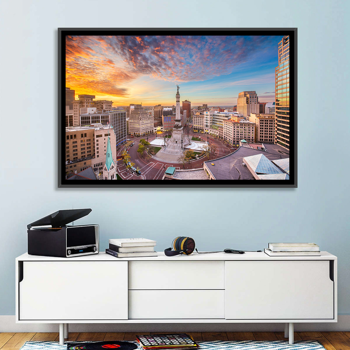 Indianapolis Monument Circle Wall Art