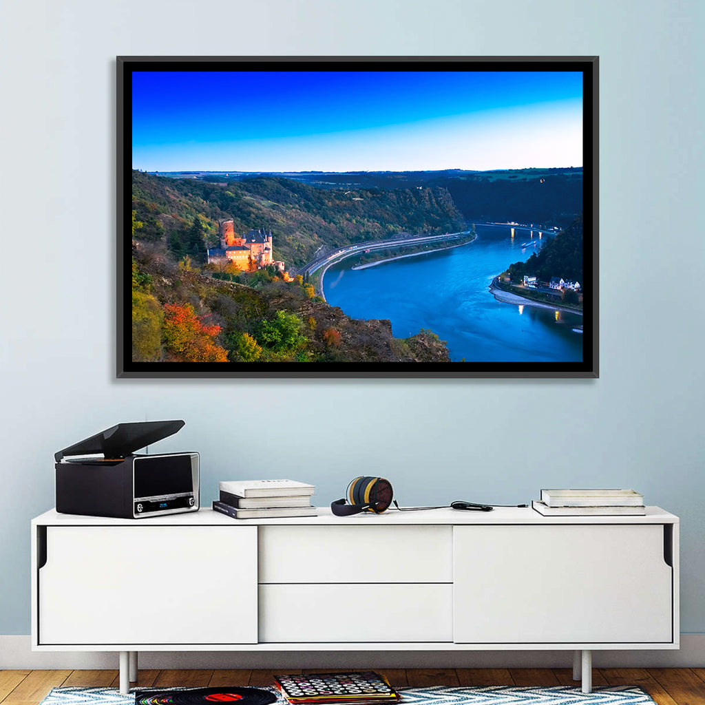 Rhine Valley at Dusk Wall Art