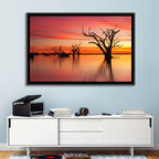 Lake Bonney Sunset Reflections Wall Art