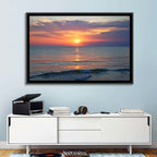 Lake Michigan Sunset Reflection Wall Art