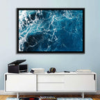Aerial Sea Texture Wall Art
