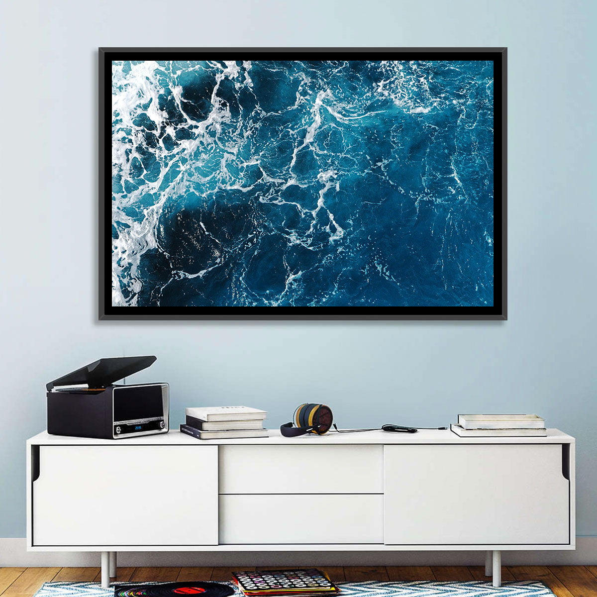 Sea Water Texture Abstract Wall Art