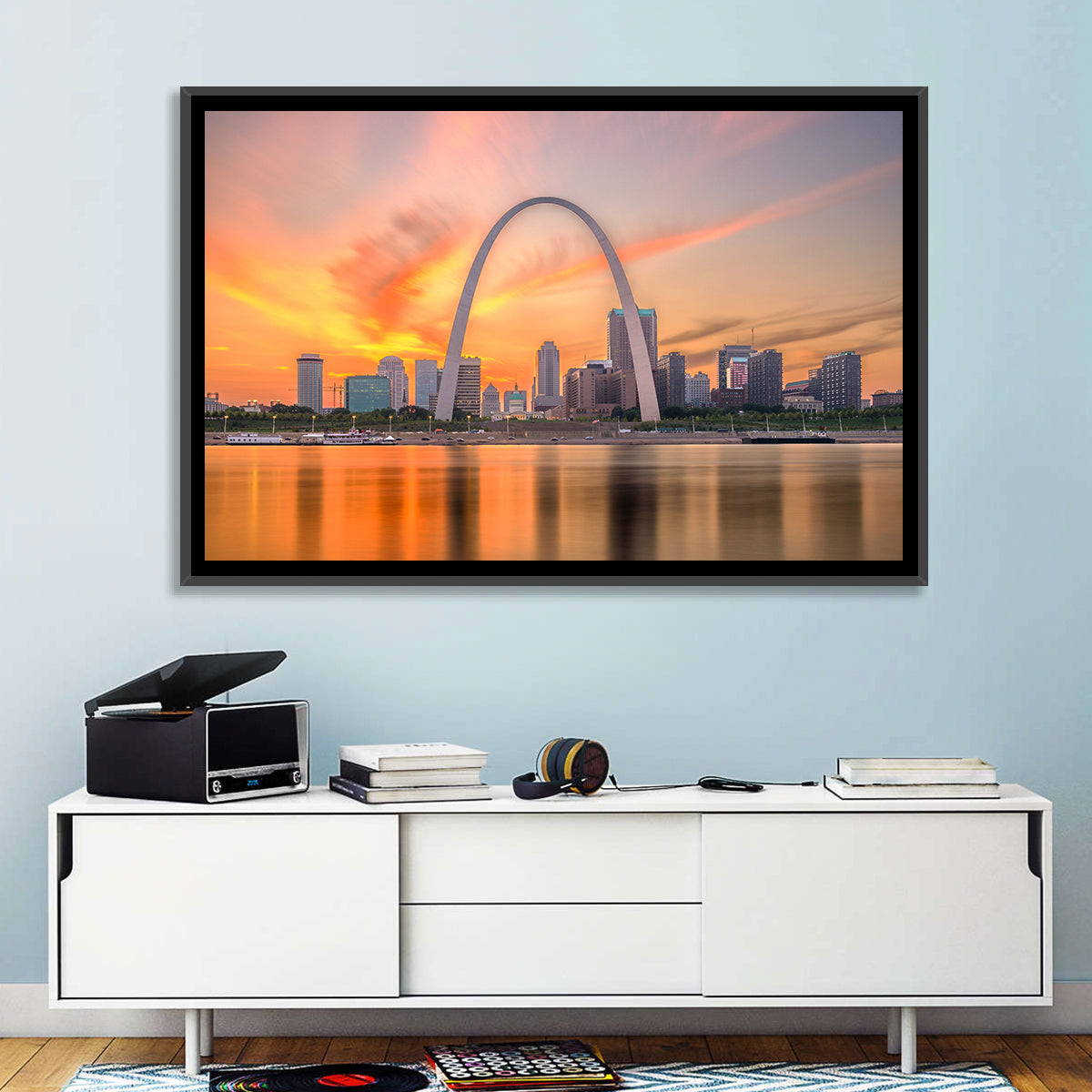 St. Louis Gateway Arch Skyline Wall Art