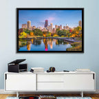 Chicago Skyline at Twilight Wall Art
