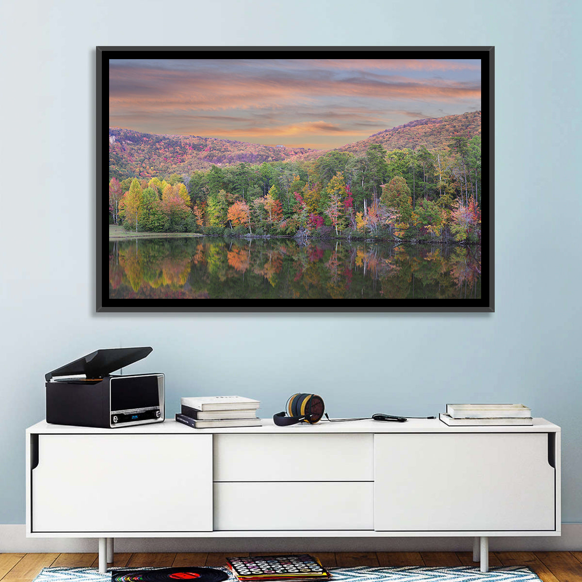 Cheaha State Park Lake Wall Art in a room, landscape