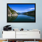 Calm Mountain Lake Reflection Wall Art