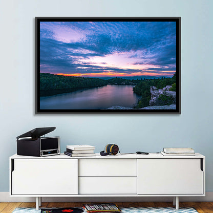 Lake Minnewaska Sunset Wall Art