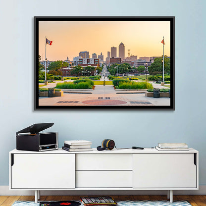 Des Moines City Wall Art