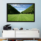 Tree-lined Manicured Lawn Wall Art