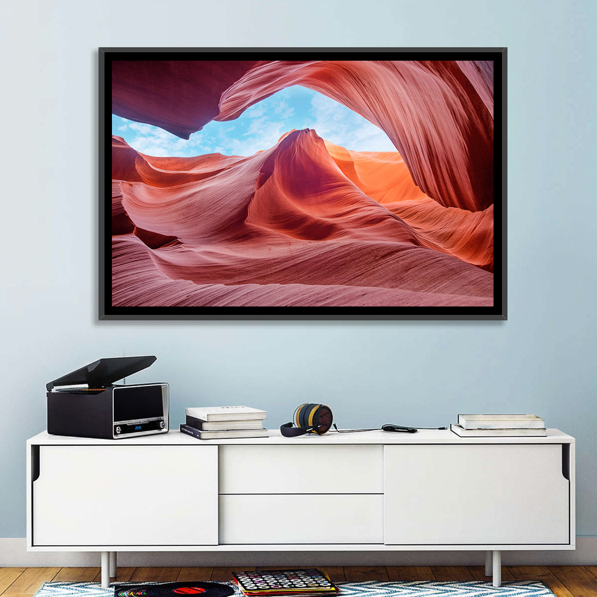 Antelope Canyon, Page Wall Art in a room, landscape