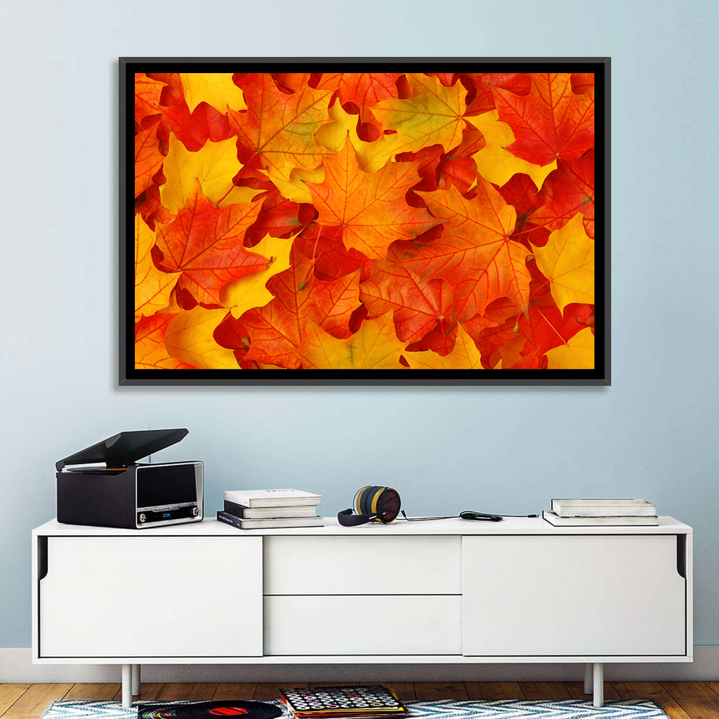 Autumn Maple Leaves Wall Art